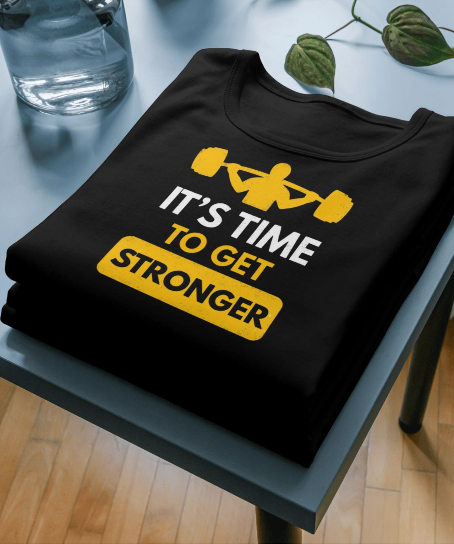 Its the time To Get Stronger Black T-Shirt