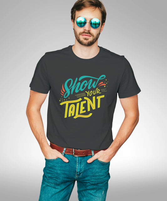 Show Your Talent Black T-Shirt