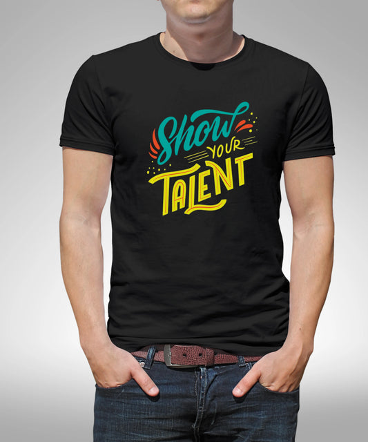 Show Your Talent Black T-Shirt