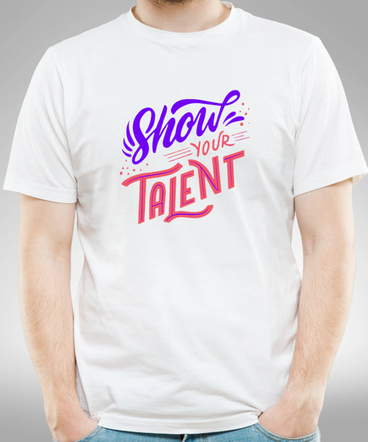 Show Your Talent White Standard T-Shirt