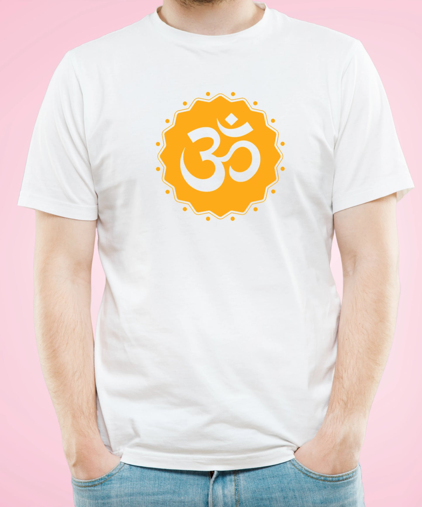 Om symbol White T-shirt