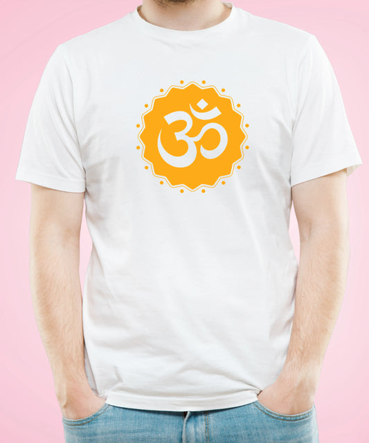 Om symbol White T-shirt
