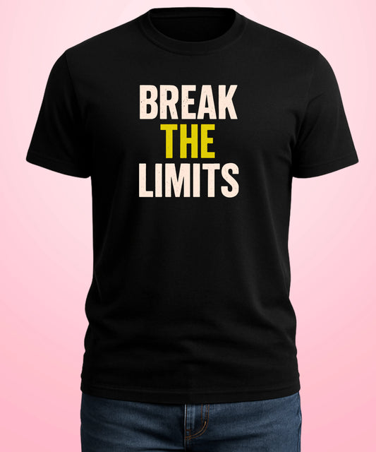 Break The Limits Black T-Shirt