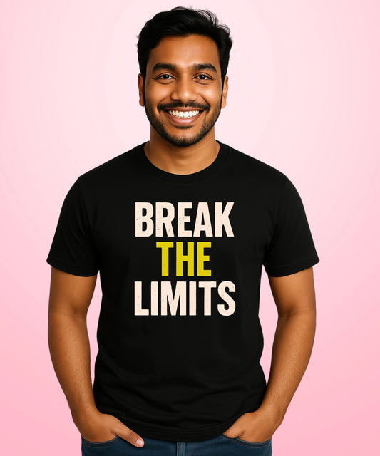 Break The Limits Black T-Shirt