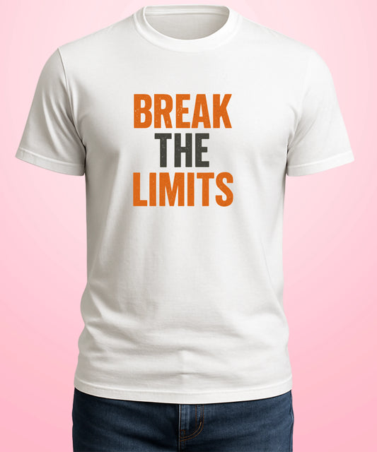 Break The Limits White T-Shirt