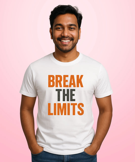 Break The Limits White T-Shirt
