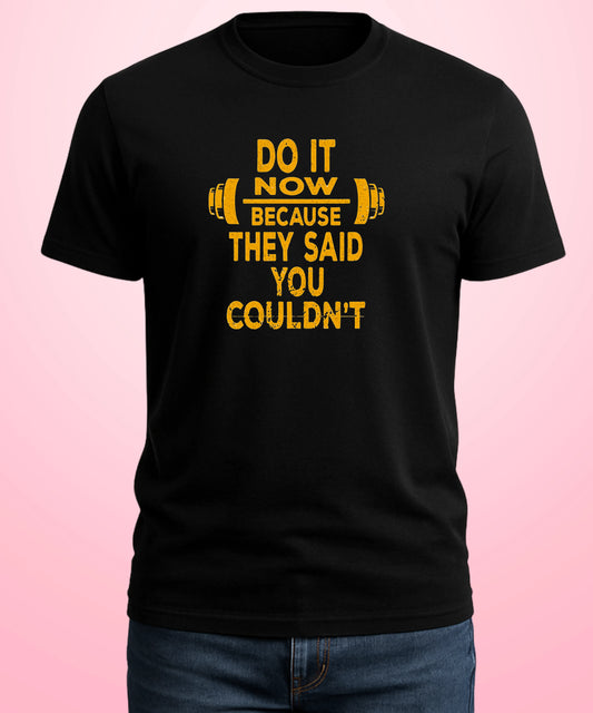 DO IT NOW Black T-Shirt