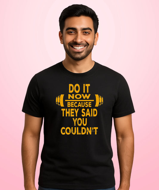 DO IT NOW Black T-Shirt