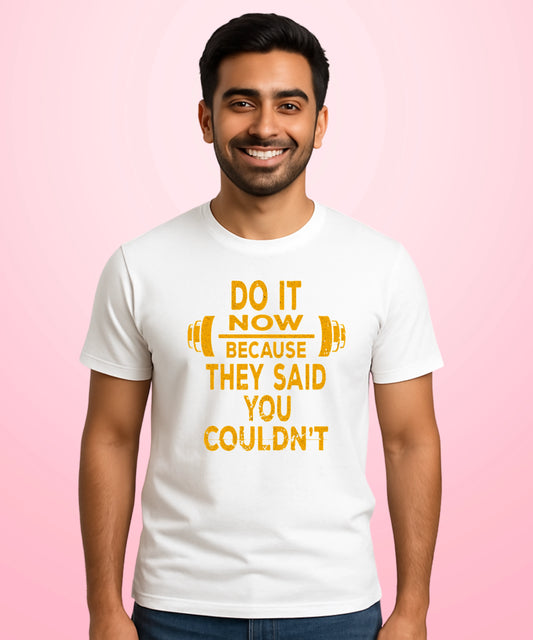 Do It Now White T-Shirt