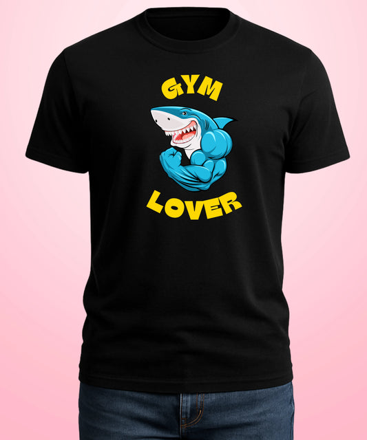 Gym Lover Black T-Shirt