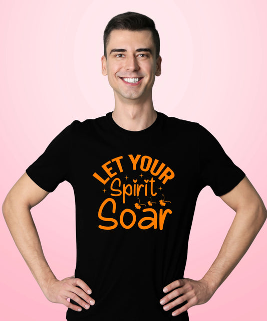 Let Your Spirit Soar Black t-shirt