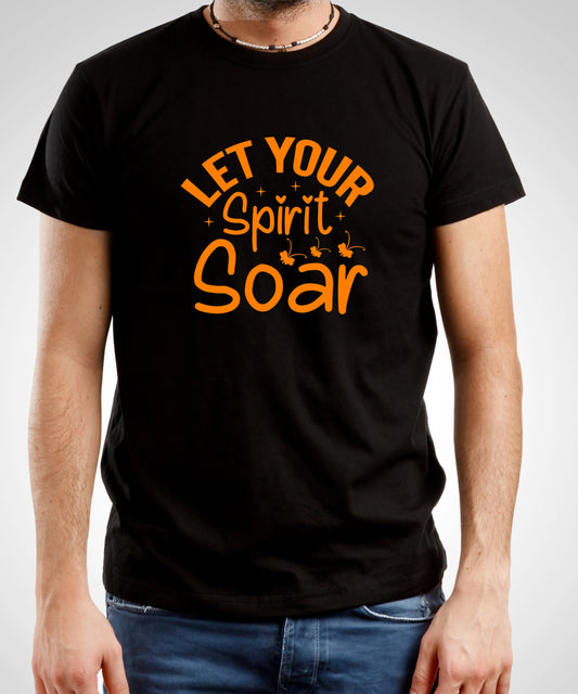 Let Your Spirit Soar Black t-shirt