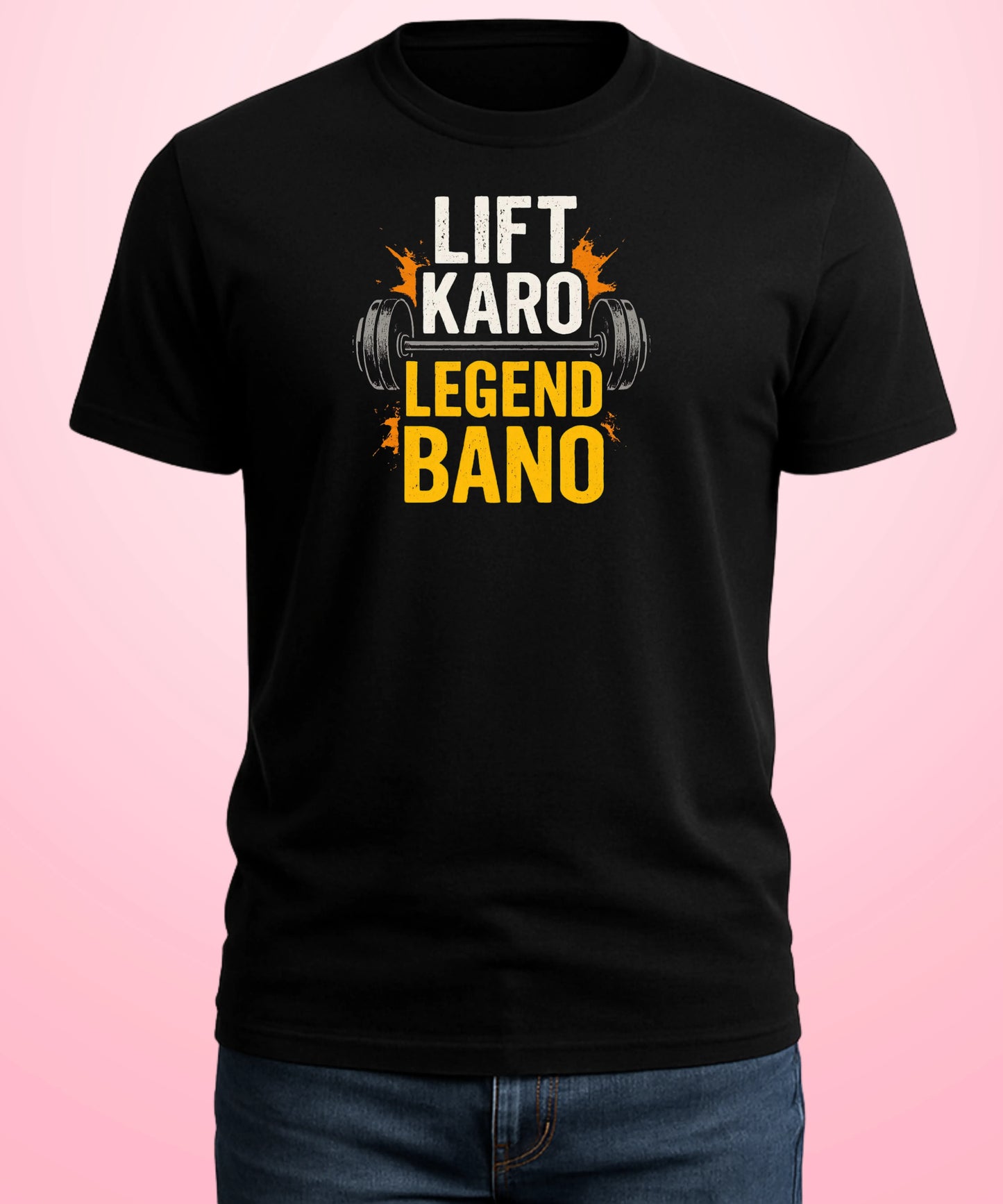 Lift Karo Legend Bano Black T-Shirt