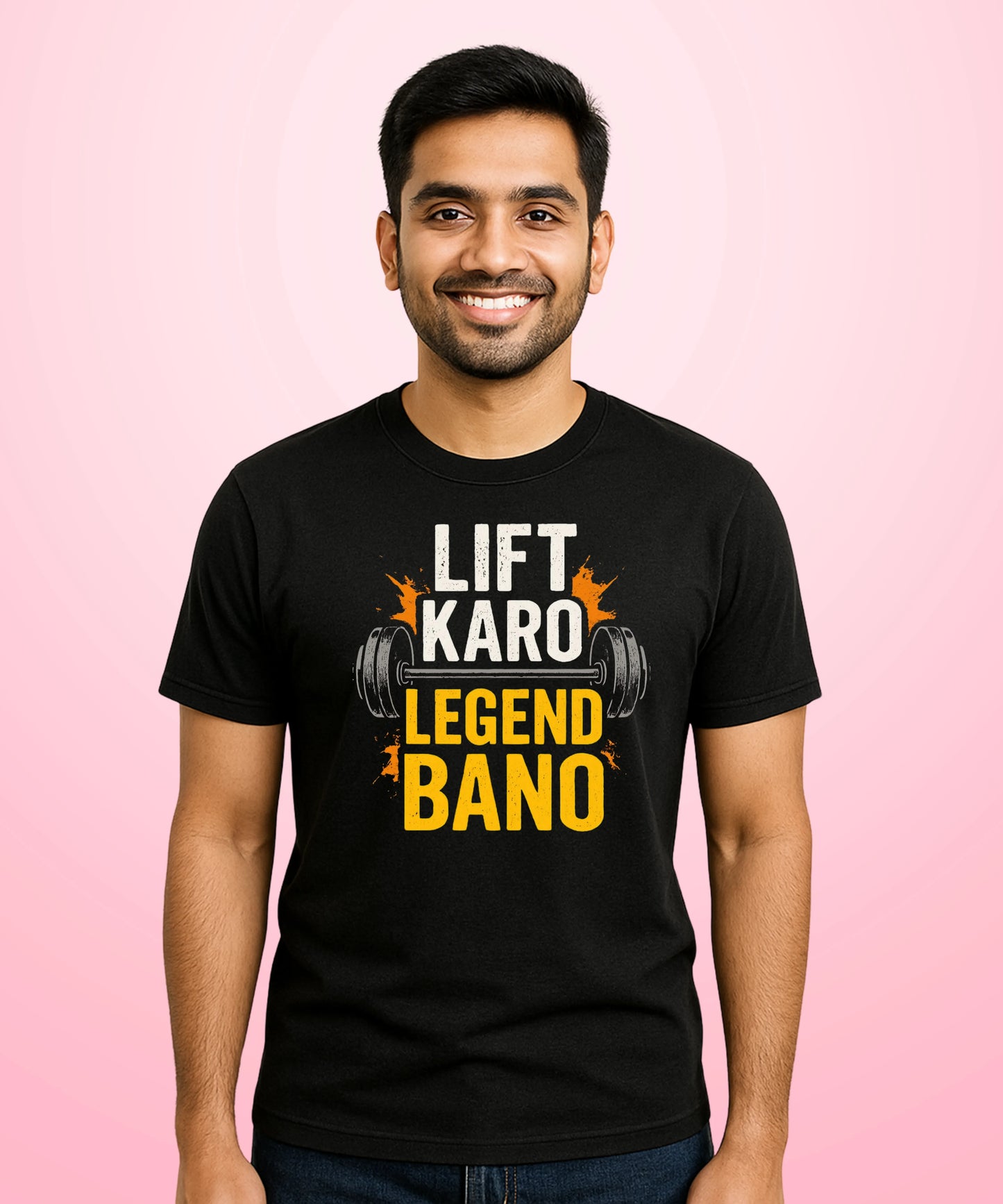 Lift Karo Legend Bano Black T-Shirt
