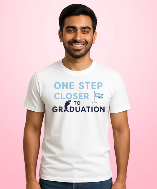 One Step Closer To Graduation White T-Shirt