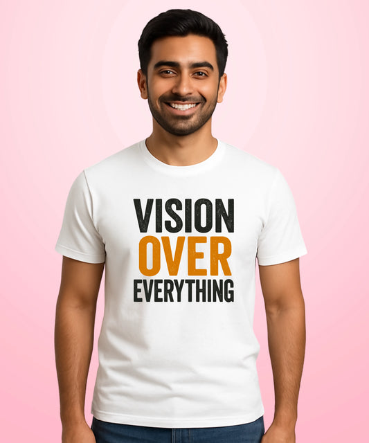 Vision Over Everything White T-Shirt