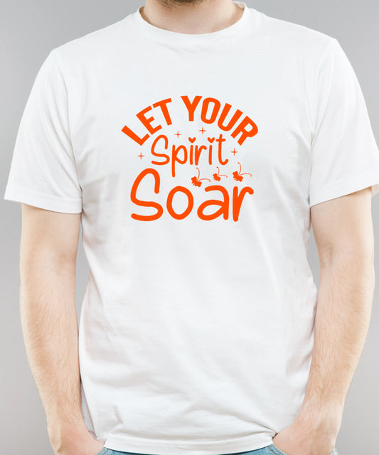 Let Your Spirit Soar Standard Unisex White t-shirt