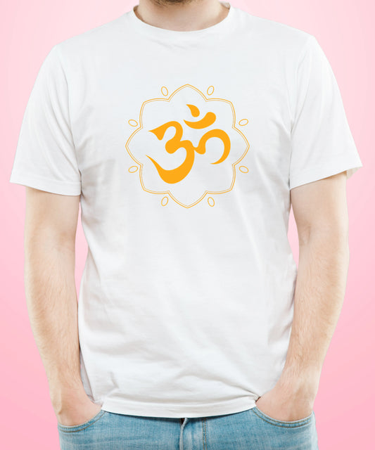 Spiritual Om White T-shirt